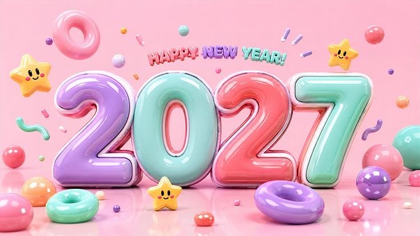 Godt Nytt År, 2027, Feiring, Ny Start