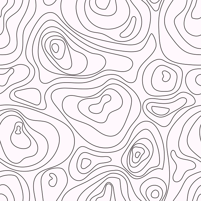 Free abstract patterns contours illustration