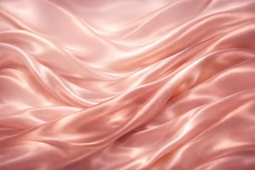 Seda, Rosa, Tecido, Fluidez, Luxo