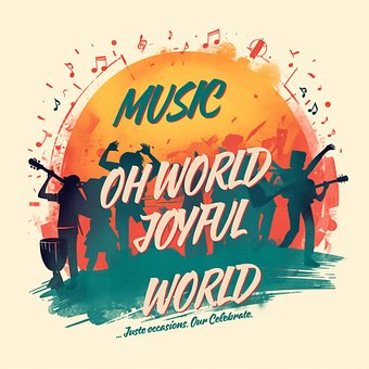 Free Music Silhouette illustration and picture