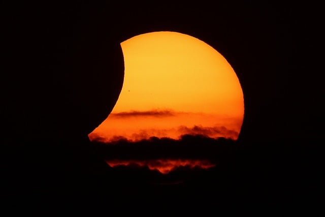 Solar, Eclipse, Sol, Puesta De Sol