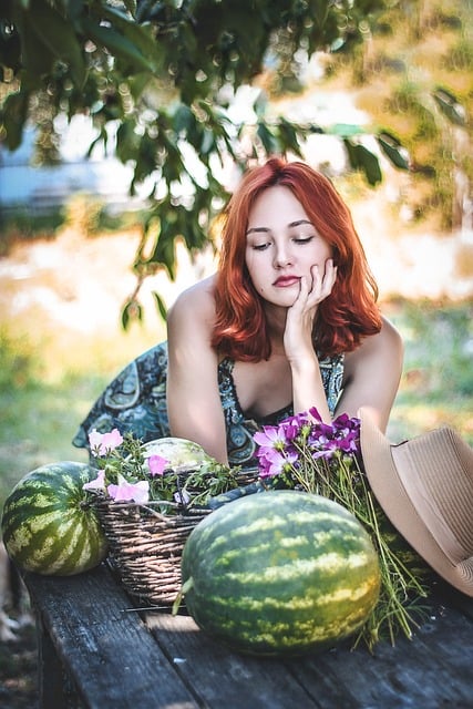 Free Woman Red Hair photo and picture
