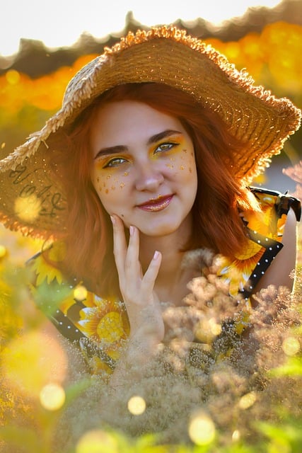 Free Woman Blooming photo and picture