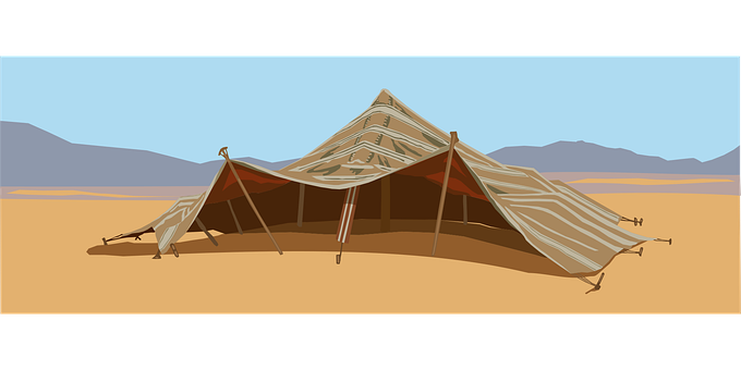 Free Tent Desert vector and picture