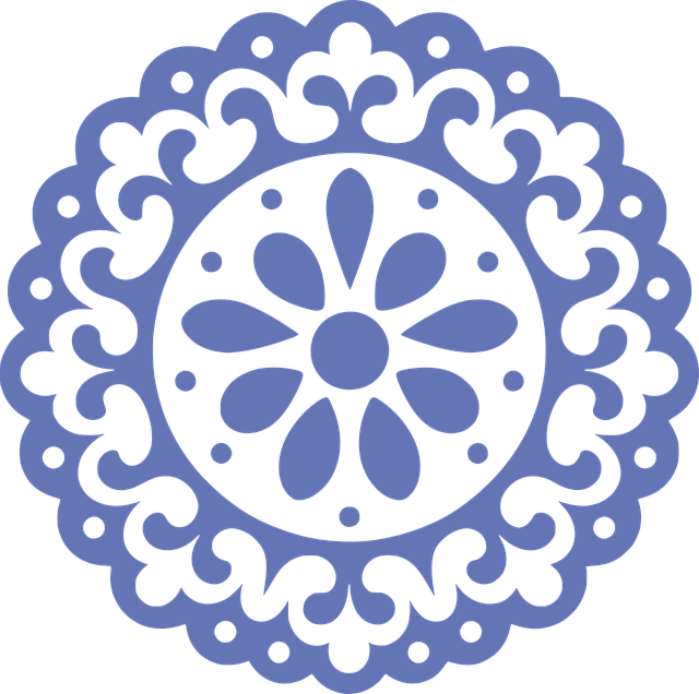 Free mandala ornamental rosette vector