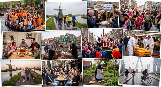 Free Netherlands Windmill illustration and picture
