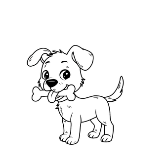 Free Dog Pet illustration and picture
