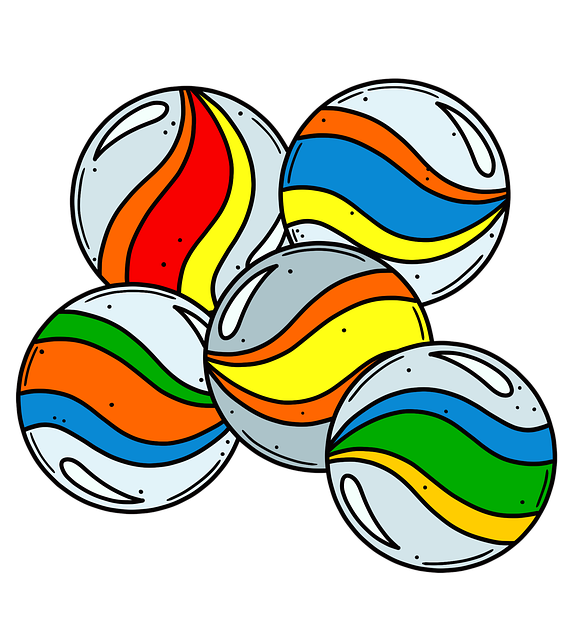Download free HD stock image of Colorful Marbles Traditional Games Free colorful marbles traditional games children's games illustration