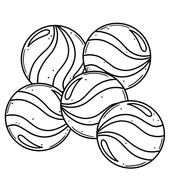 Free marble game folklore tradition illustration