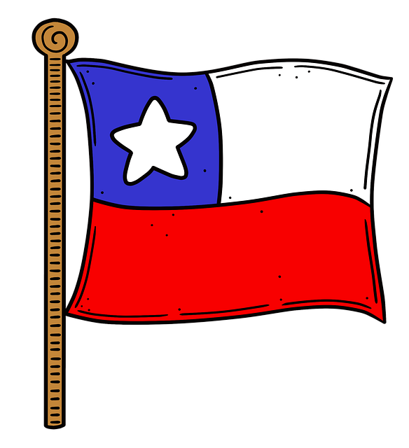 Free Chile Flag illustration and picture
