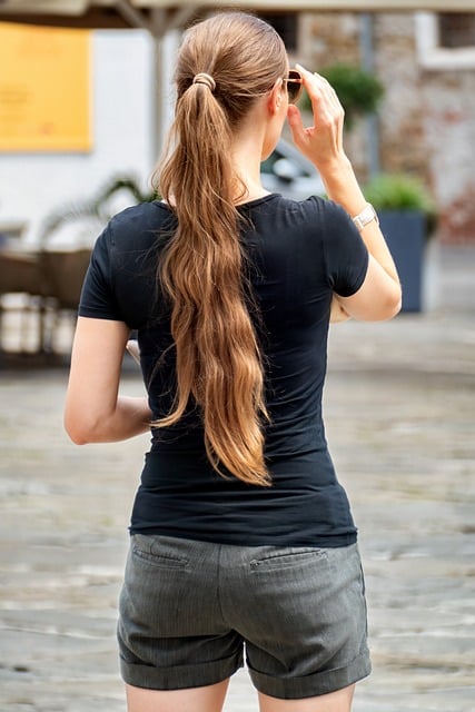 Frau, Mädchen, Lange Haare
