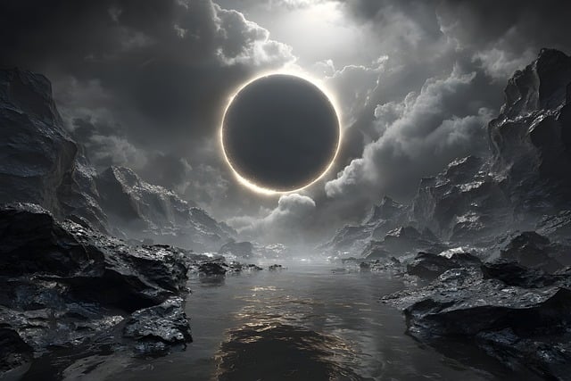 Download free HD stock image of Eclipse Cloud Free eclipse cloud black sky illustration