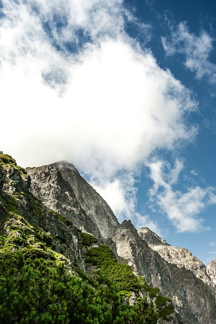 Berg, Natur, Gipfel, Wolke, Sommer