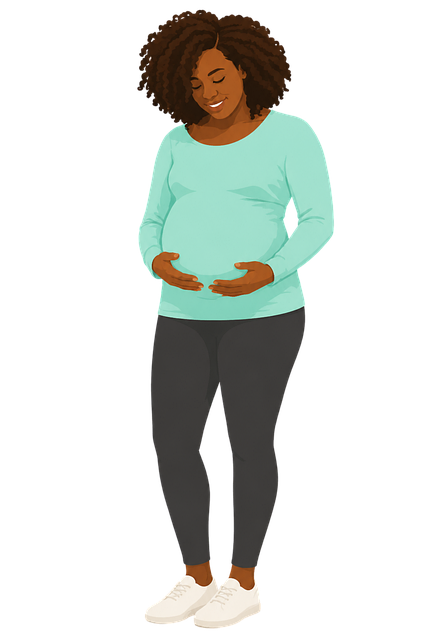 Free pregnancy woman maternity vector