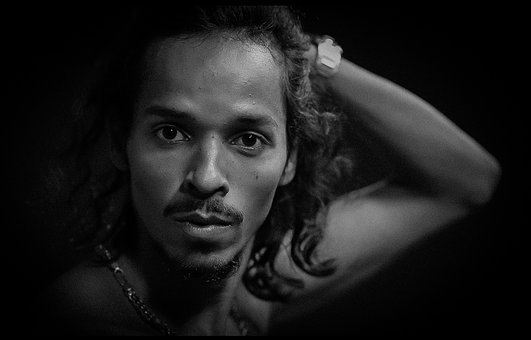 Free Black And White Portrait photo and picture