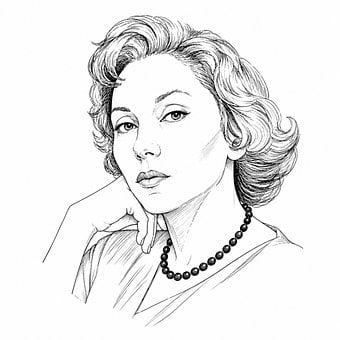 Free Drawing Portrait illustration and picture
