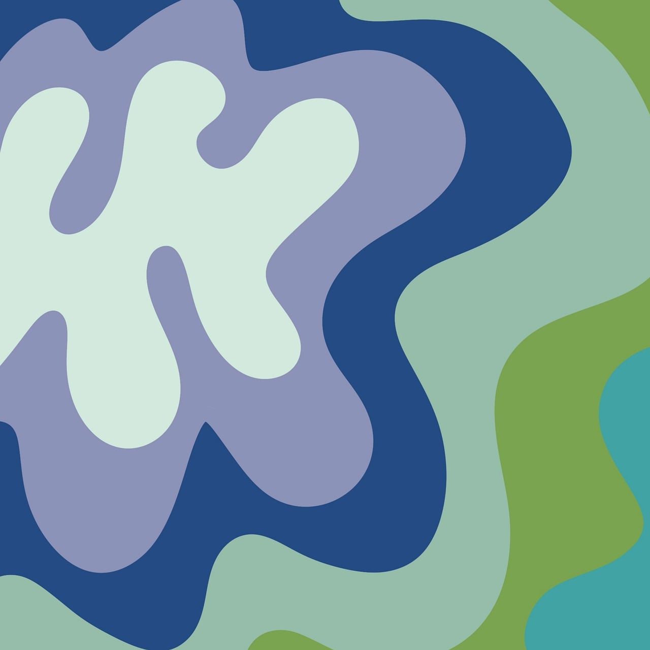 Download free HD stock image of Waves Abstract Free waves abstract painting illustration