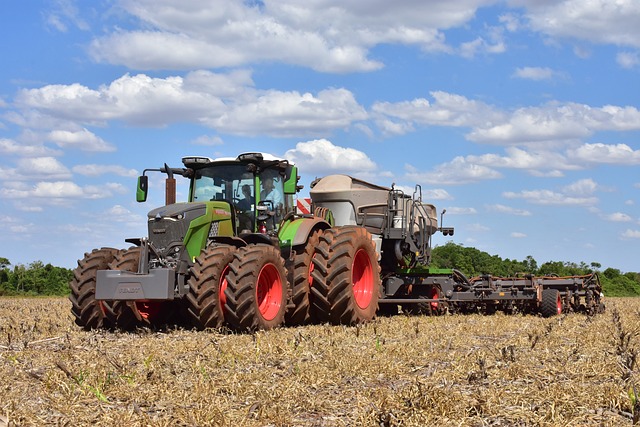 Tractor, Agricultură, Câmp, Cer