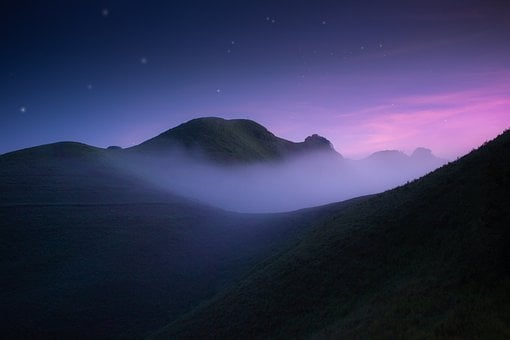 Vietnam, Natură, Ora Albastră, Ceață