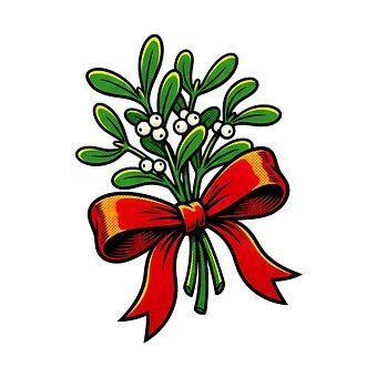 Free Mistletoe Christmas Decoration illustration and picture