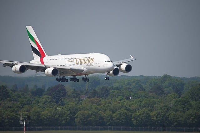 Luftfart, Landing, Airbus, A380, Fly