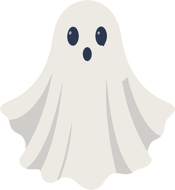 Free Spooky Ghost vector and picture