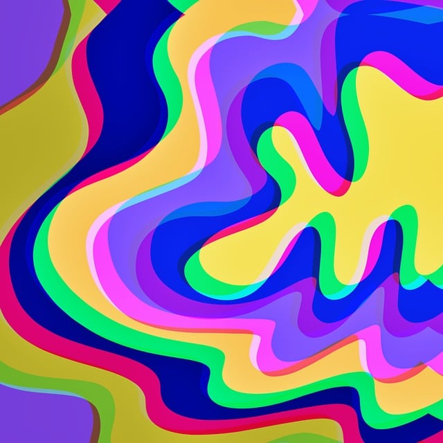 Free scribbles waves shapes illustration