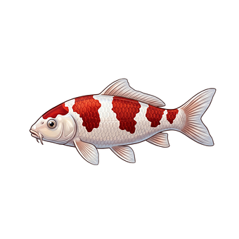 Koi, Karpe, Fisk, Akvariefisk, Kunst