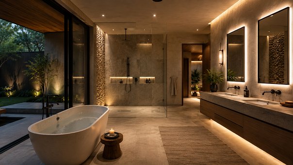 Baño De Lujo, Baño Moderno, Baño De Spa