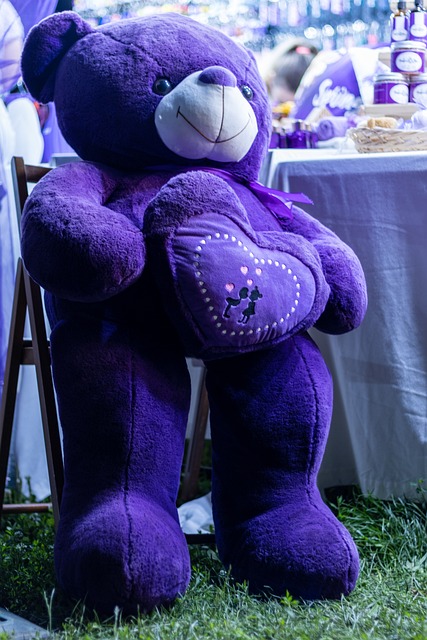 Free Stuffed Animal Purple photo and picture