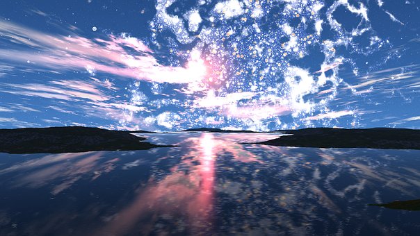 Free Space Landscape illustration and picture