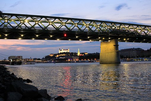 Free Bratislava Bridge photo and picture
