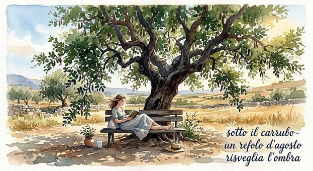 Free Watercolor Reading A Book photo and picture