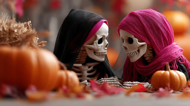 Free Skeleton Halloween Decoration photo and picture