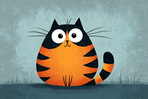 Free Cat Funny illustration and picture