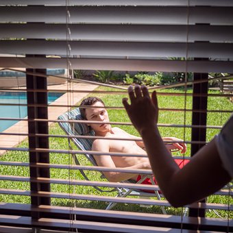 Free Sunbathing Man illustration and picture