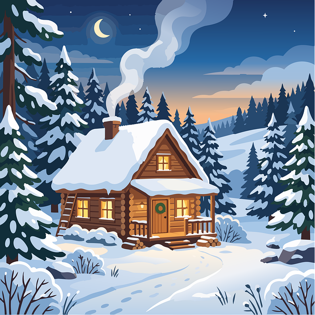 Free Cabin Log Cabin vector and picture