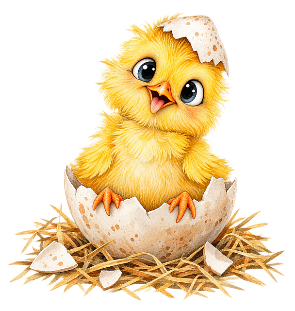 Free chick nature egg illustration