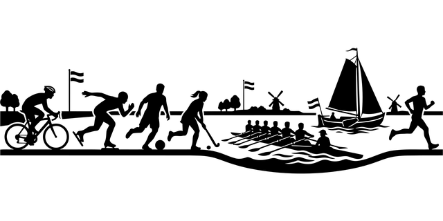 Radfahren, Silhouette, Fahrrad