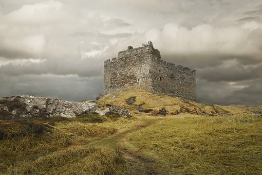 Slott, Skottland, Landskap, Dyster