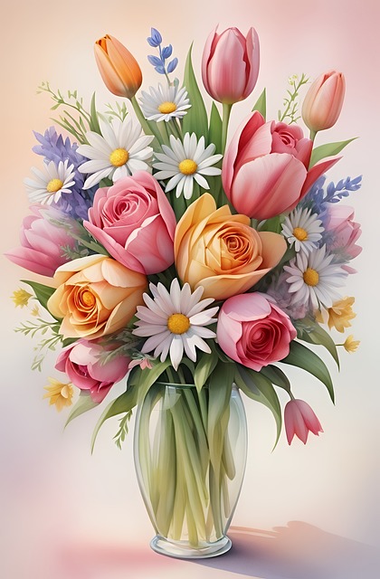 Free Bouquet Roses illustration and picture