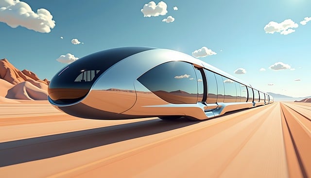 Free train future technology illustration