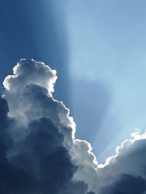 Himmel, Wolke, Sonne, Licht, Blau