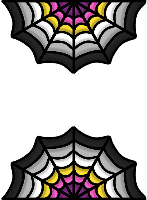 Free spiderweb asec pride ace illustration