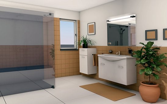 Free Bathroom Modern illustration and picture