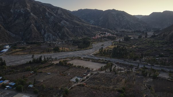 Bergen, Vallei, Natuur, Luchtfoto