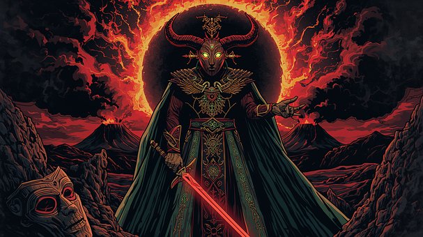 Free Fantasy Demon illustration and picture