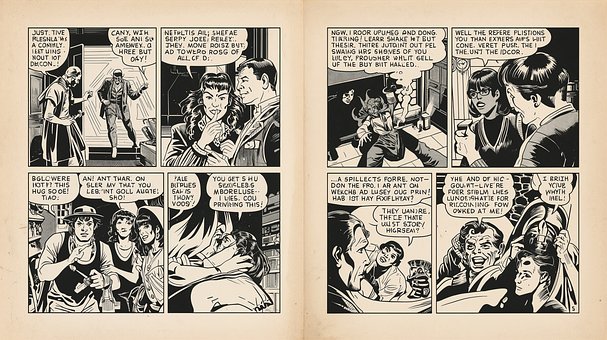 Free Comic Retro illustration and picture