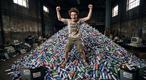 Free Recycling Cans illustration and picture