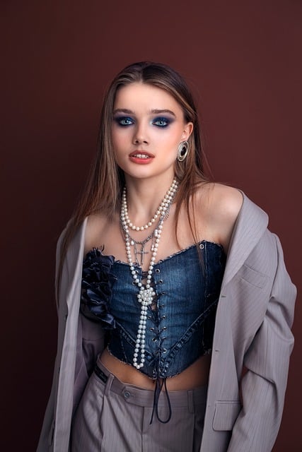 Mulher, Modelo, Moda, Joias, Maquiagem